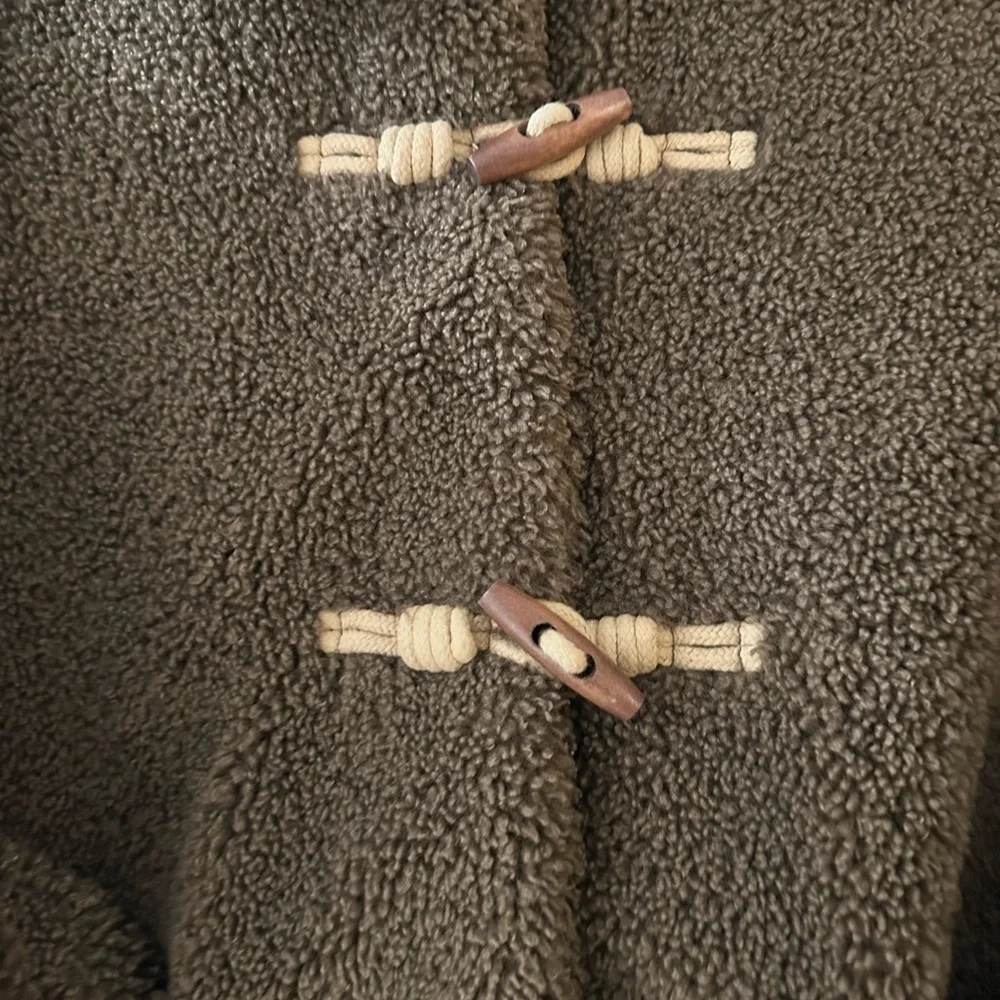Zara Brown Fleece-Lined Jacket